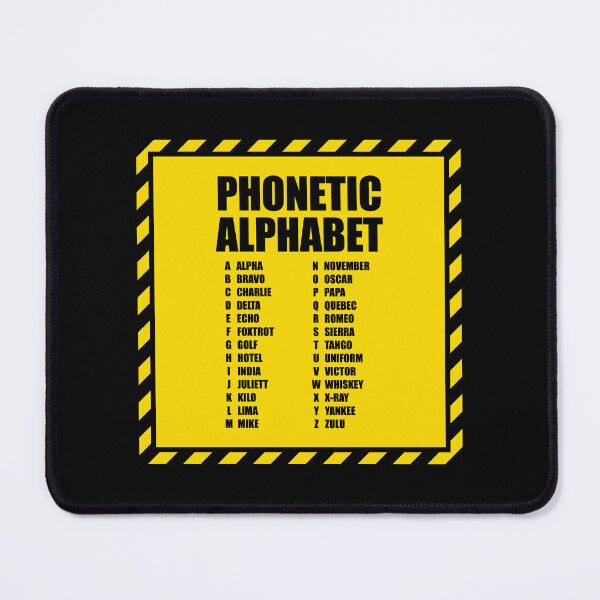 Item preview, Phonetic Alphabet Chart – Industrial Safety (Alpha to Zulu) designed and sold by AnnSign.