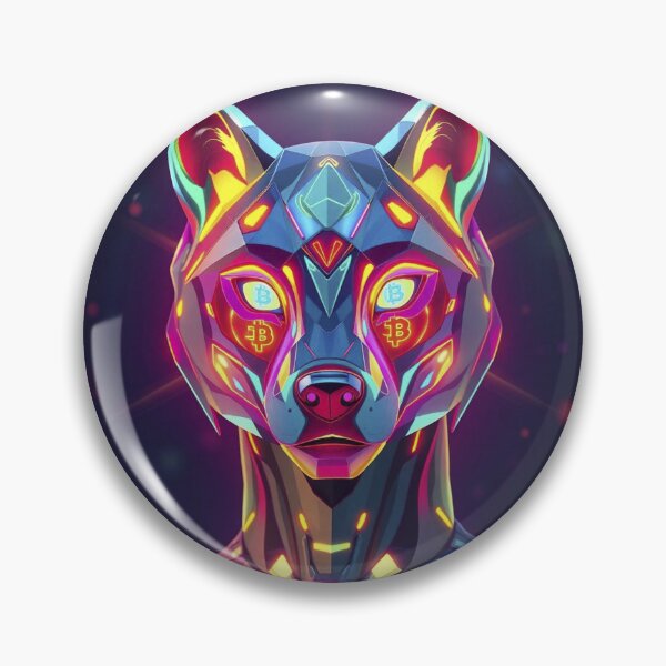 Item preview, Holographic Crypto Fox – Web3 Bitcoin Ethereum Solana NFT Digital Art designed and sold by Benito Del Ray.