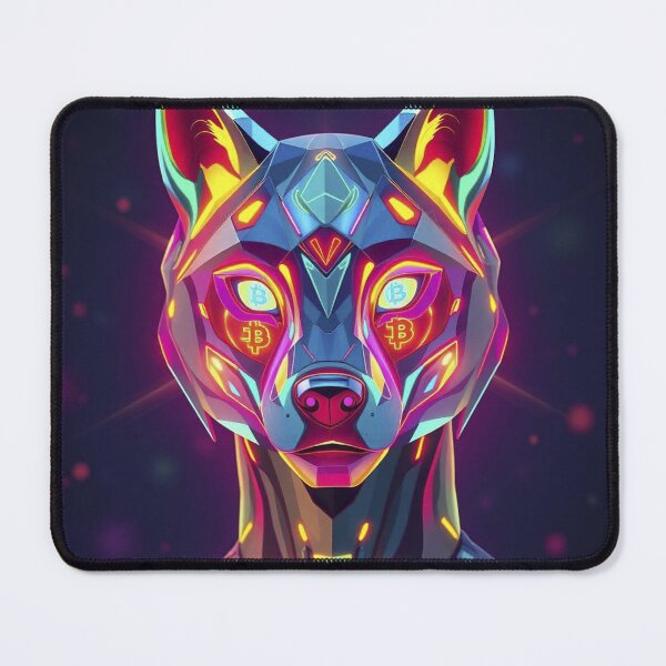 Item preview, Holographic Crypto Fox – Web3 Bitcoin Ethereum Solana NFT Digital Art designed and sold by Benito Del Ray.