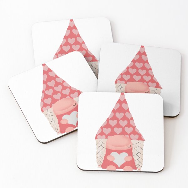 Item preview, Pink Gnome with a Heart designed and sold by CorAleArt.