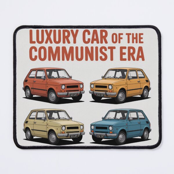 Item preview, Luxury Car of the Communist Era | Fiat 126p Retro Design designed and sold by AndrewYoko.