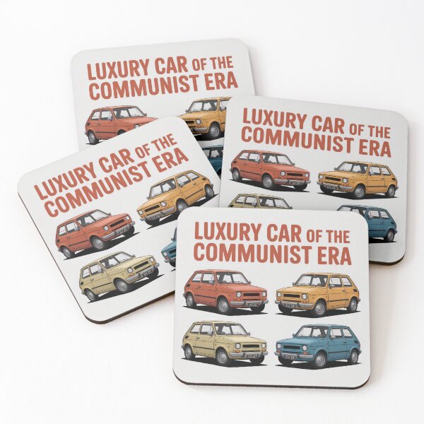 Item preview, Luxury Car of the Communist Era | Fiat 126p Retro Design designed and sold by AndrewYoko.