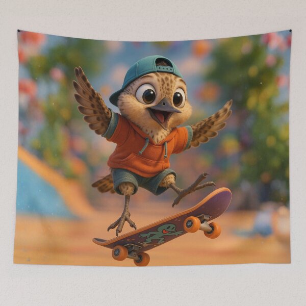 Item preview, Skater Upland Sandpiper designed and sold by Sillytoe.