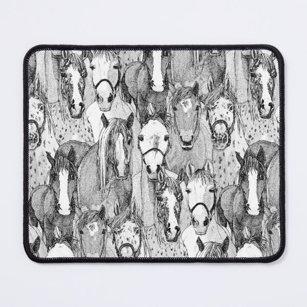 Item preview, just horses black white designed and sold by scrummy.