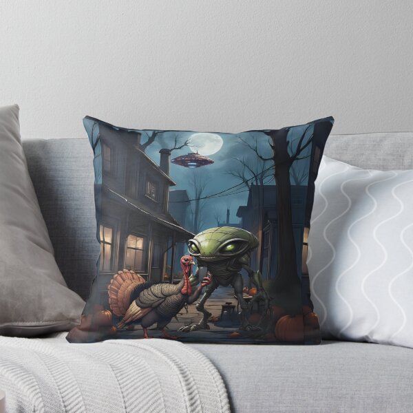 Item preview, Alien Turkey UFO Selfie – Funny Sci-Fi Art designed and sold by PROPera-design.
