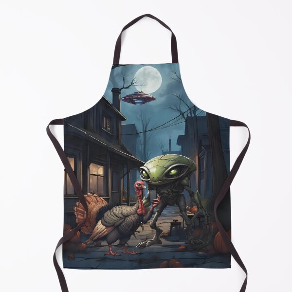 Item preview, Alien Turkey UFO Selfie – Funny Sci-Fi Art designed and sold by PROPera-design.