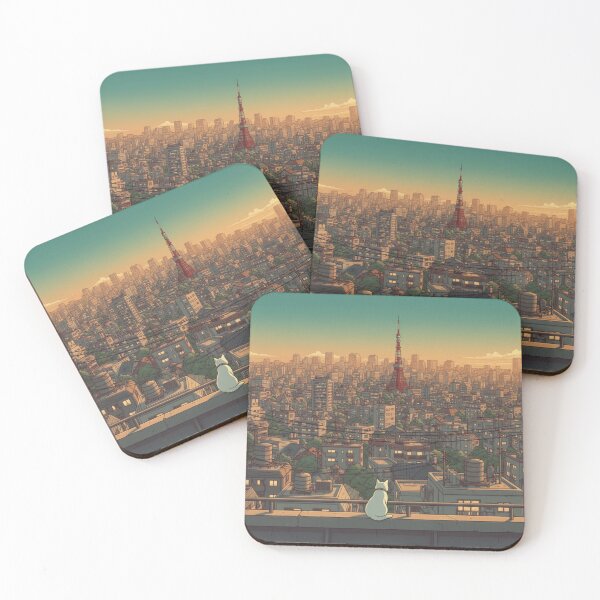 Item preview, A Cat's View of Tokyo designed and sold by ArcadeAura.