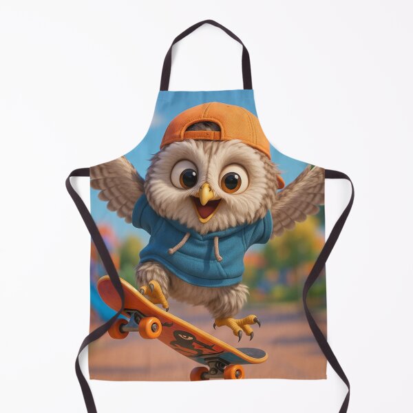 Item preview, Skater Ural Owl designed and sold by Sillytoe.