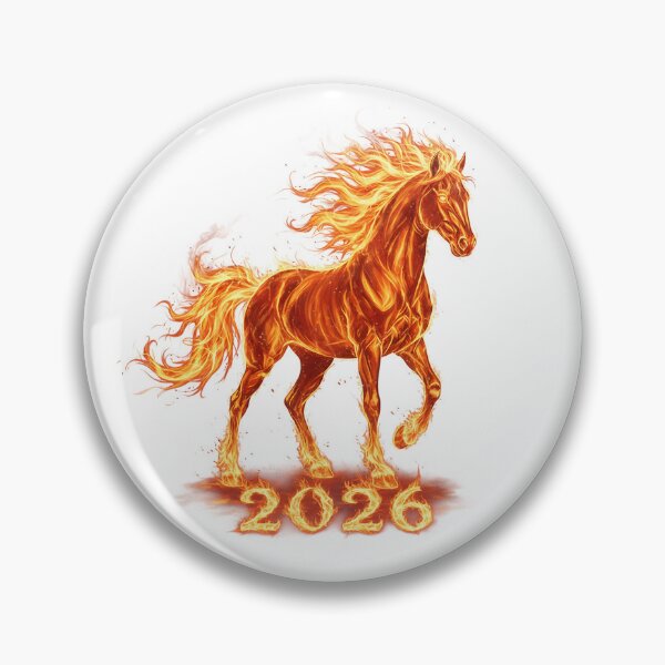 Item preview, Fire Horse 2026 Zodiac Design designed and sold by Drevorezkin.