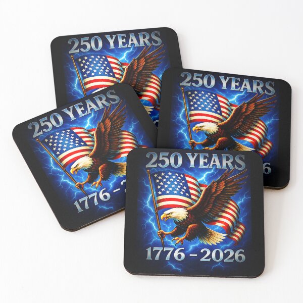 Item preview, Copy of Eagle and Flag 250 Years 1776-2026 250th Birthday  designed and sold by gear-posters.