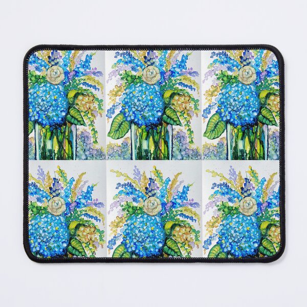 Item preview, Blue Hydrangeas Inks designed and sold by Sandra Lett.