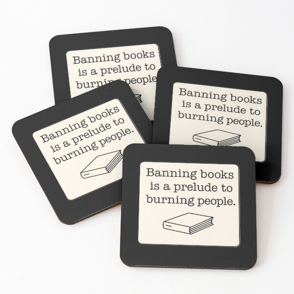 Item preview, Anti Censorship Book Ban Statement Minimalist Art Prints designed and sold by PinUpPizzazz.