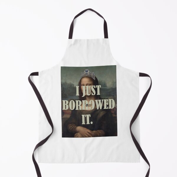 Item preview, Mona Lisa Wearing Stolen Jewels – Just Borrowed It designed and sold by zaMAJAvanje.