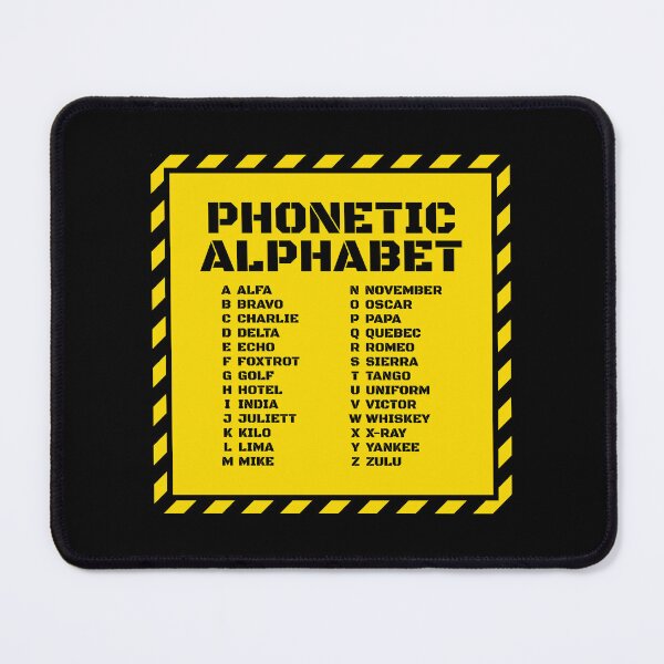 Item preview, Phonetic Alphabet Chart – Alfa to Zulu | Industrial Edition designed and sold by AnnSign.