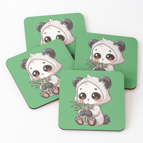 Item preview, Bamboo Snack Panda Chibi designed and sold by ArgentoArt.
