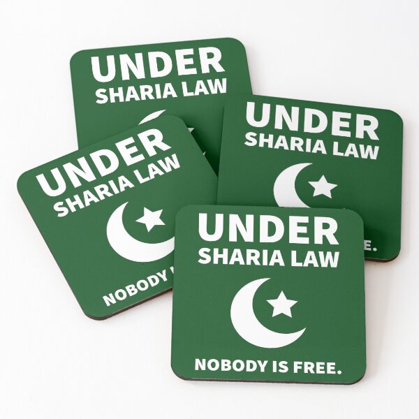 Item preview, Under sharia law nobody is free.  designed and sold by Rachel the Artist .