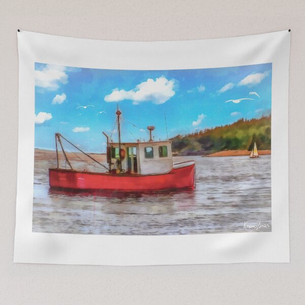 Item preview, Sambro Fishing Boat designed and sold by kenmo.