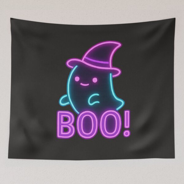 Item preview, Cyberpunk Ghost – BOO! Neon Halloween Design designed and sold by Thaivi Design.