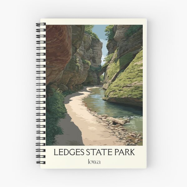 Item preview, Ledges Iowa State Park | Sandstone Canyon Poster designed and sold by TuncGK.