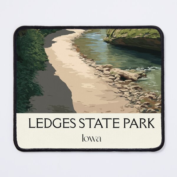 Item preview, Ledges Iowa State Park | Sandstone Canyon Poster designed and sold by TuncGK.