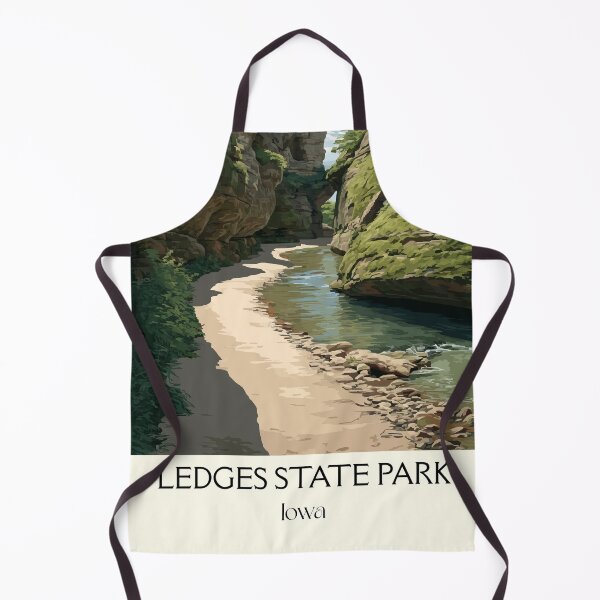 Item preview, Ledges Iowa State Park | Sandstone Canyon Poster designed and sold by TuncGK.