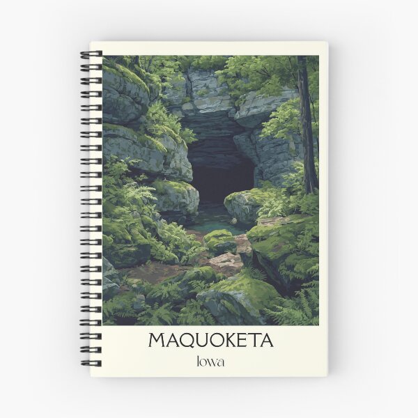 Item preview, Maquoketa Iowa Caves State Park | Forest Cavern Poster designed and sold by TuncGK.