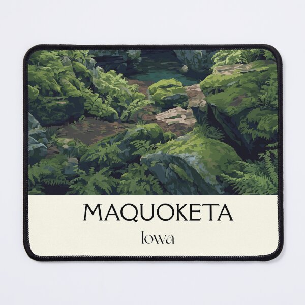 Item preview, Maquoketa Iowa Caves State Park | Forest Cavern Poster designed and sold by TuncGK.