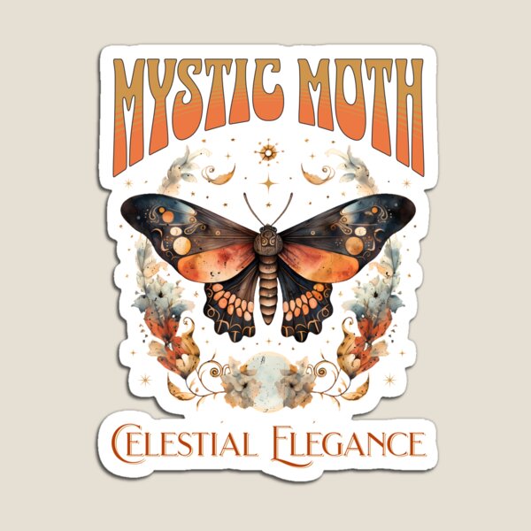 Item preview, Mystic Moth Celestial Elegance designed and sold by Stencil Crafts.