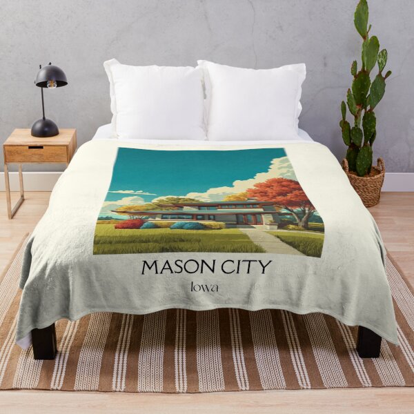 Item preview, Mason City Iowa Prairie School | Architectural Poster designed and sold by TuncGK.