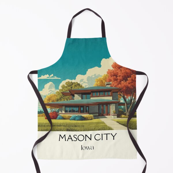 Item preview, Mason City Iowa Prairie School | Architectural Poster designed and sold by TuncGK.
