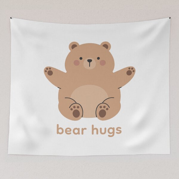 Item preview, Adorable Bear Hugs Vector Graphic designed and sold by RGShirtWorks.