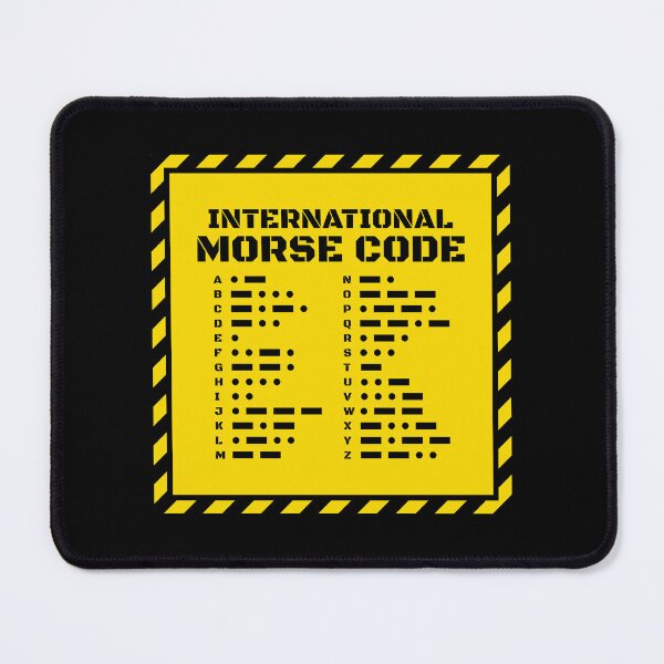 Item preview, International Morse Code Chart – Industrial Safety Edition designed and sold by AnnSign.