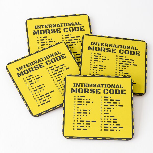 Item preview, International Morse Code Chart – Industrial Safety Edition designed and sold by AnnSign.