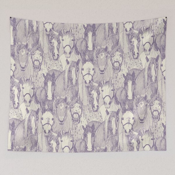 Item preview, just horses violet pearl designed and sold by scrummy.