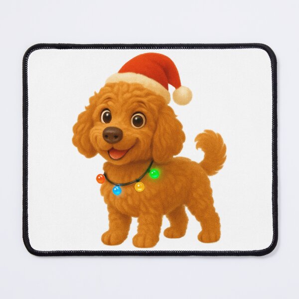 Item preview, Christmas Barbet Dog designed and sold by Sillytoe.