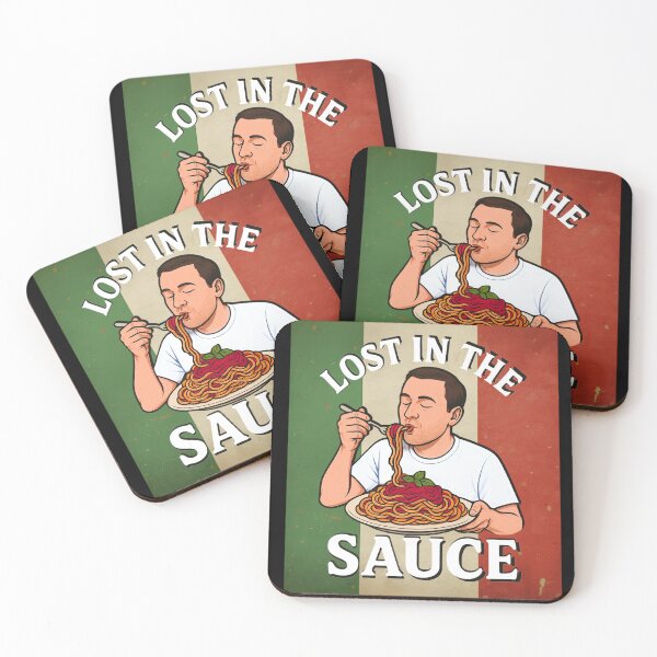 Item preview, Lost in the Sauce – Food Humor Vintage Design designed and sold by Humble Threadworks.