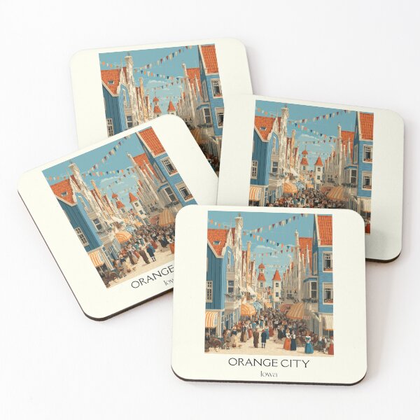 Item preview, Orange City Iowa Tulip Festival | Dutch Heritage Poster designed and sold by TuncGK.