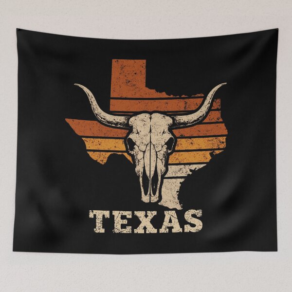 Item preview, Texas Sunset Steer Skull T-Shirt designed and sold by Gustavo Navarro.