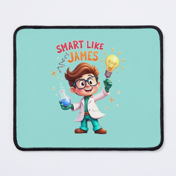 Item preview, Smart Like James” – Personalized Science Design for Kids | Fun Educational T-Shirt, Hoodie, Mug & Gift Collection** designed and sold by CallisC-Arts.