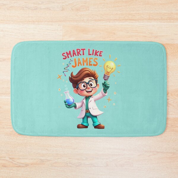 Item preview, Smart Like James” – Personalized Science Design for Kids | Fun Educational T-Shirt, Hoodie, Mug & Gift Collection** designed and sold by CallisC-Arts.