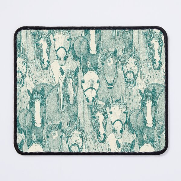 Item preview, just horses viridian pearl designed and sold by scrummy.