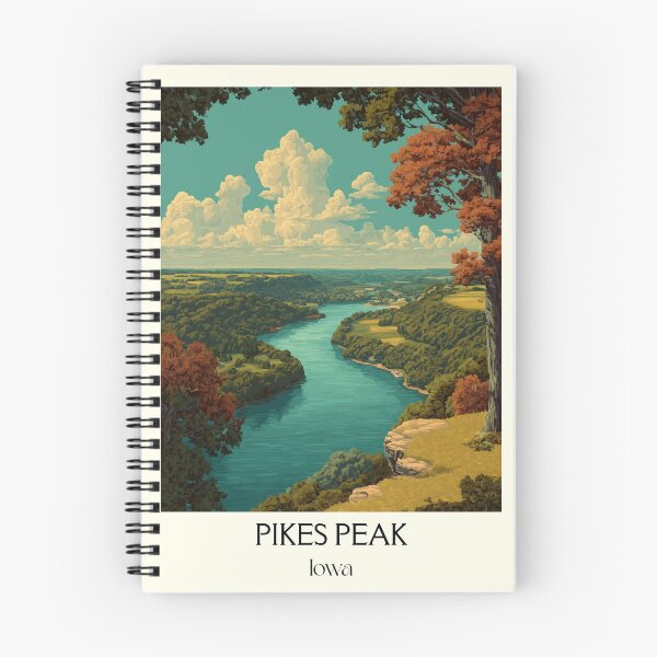 Item preview, Pikes Peak Iowa State Park | River Overlook Poster designed and sold by TuncGK.
