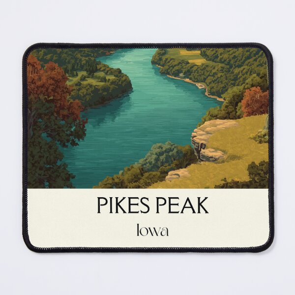 Item preview, Pikes Peak Iowa State Park | River Overlook Poster designed and sold by TuncGK.