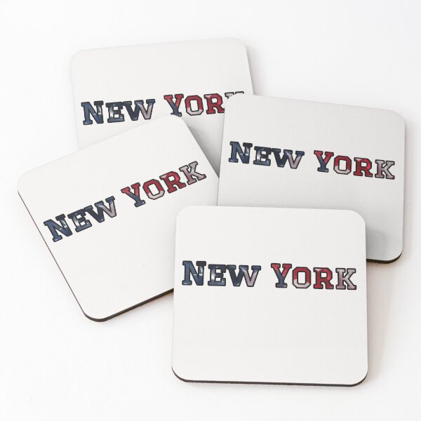 Item preview, New York USA Flag Typography – Stars and Stripes Lettering designed and sold by Long Family Gifts.