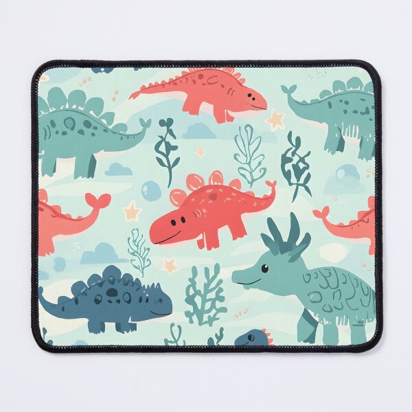 Item preview, Ultimate Soft Aesthetic Dino Galaxy Dream Maximalist Kawaii Pattern designed and sold by MoonlitDoodles1.