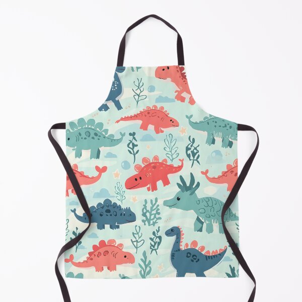 Item preview, Ultimate Soft Aesthetic Dino Galaxy Dream Maximalist Kawaii Pattern designed and sold by MoonlitDoodles1.