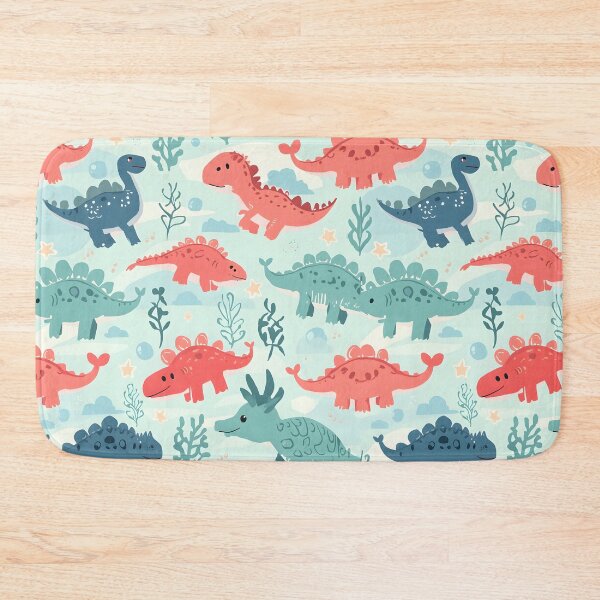 Item preview, Ultimate Soft Aesthetic Dino Galaxy Dream Maximalist Kawaii Pattern designed and sold by MoonlitDoodles1.