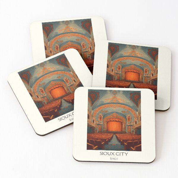 Item preview, Sioux City Iowa Historic Theatre | Ornate Auditorium Poster designed and sold by TuncGK.