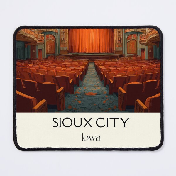 Item preview, Sioux City Iowa Historic Theatre | Ornate Auditorium Poster designed and sold by TuncGK.