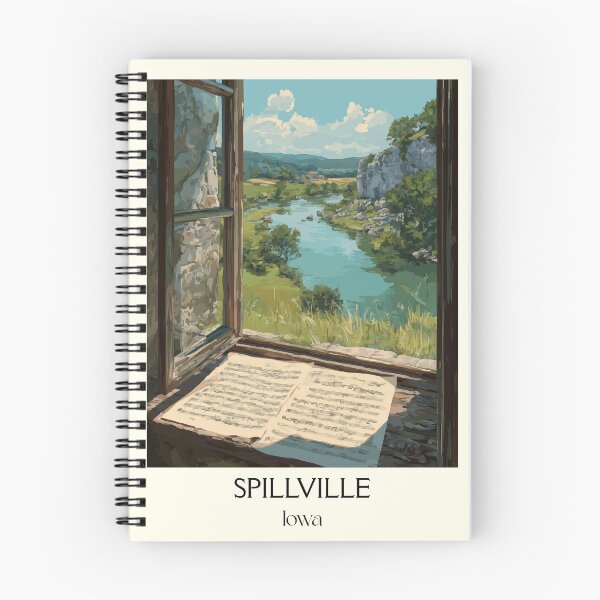 Item preview, Spillville Iowa Historic View | Composer's Inspiration Poster designed and sold by TuncGK.